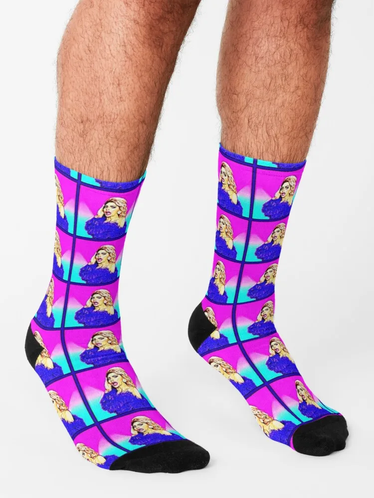 Chaussettes visage Alyssa Edwards