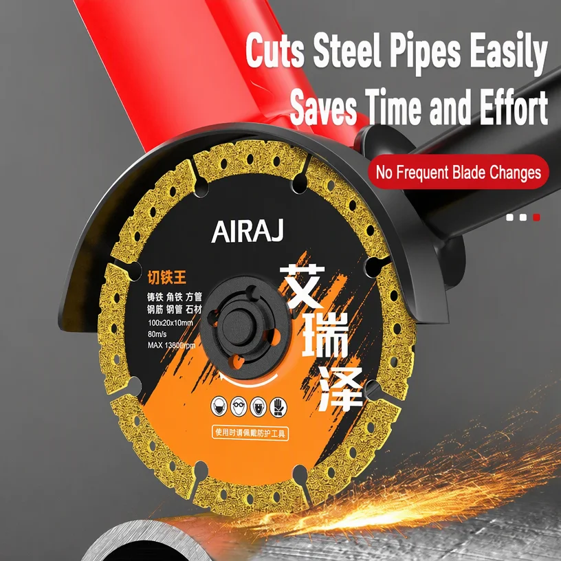 2/3/5pc 100mm Multifunctional Cutting Disc Composite Diamond Saw Blade For Angle Grinder Marble Ceramic Tile Glass Board Cutting