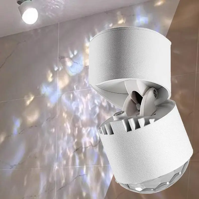 Watereffect Licht Verstelbare Hoek Led Ingang Water Rimpel Spot Licht Omgevingslicht Usb Nachtlampje Dynamische Omgeving