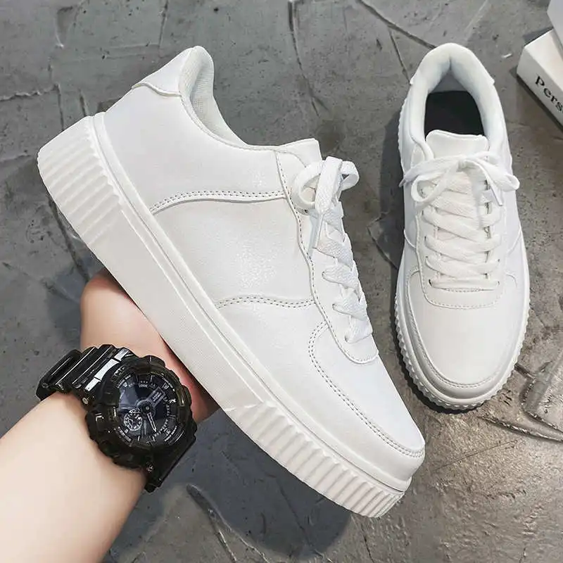 

С завязками, обувь большого размера, кроссовки, женские повседневные женские белые туфли, женские спортивные туфли Deporte Temis Sapatos, фирменный класс