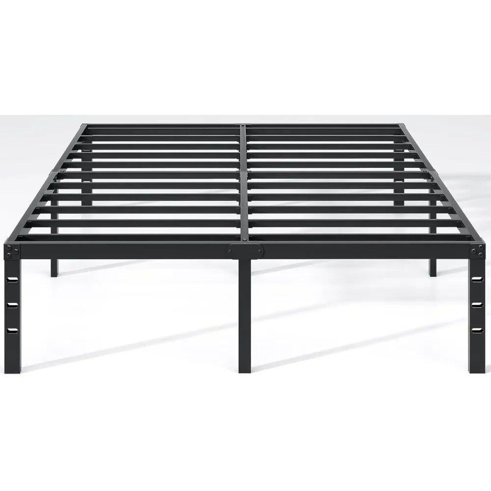 

Metal Bed Frame-Simple and Atmospheric Metal Platform Bed Frame, Storage Space Under The Bed Heavy Duty