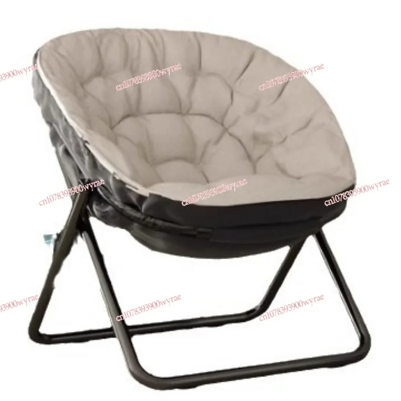 

Lazy sofa dormitory chair moon chair sofa leisure bedroom balcony folding back recliner