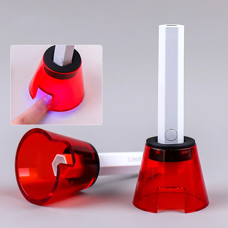 1 stücke Nagel Schönheit Salon Geräte Gummi Licht-blocking Schallwand Für Gerade-förmigen Nagel UV Lampe Schutzbrille anti-blau-licht