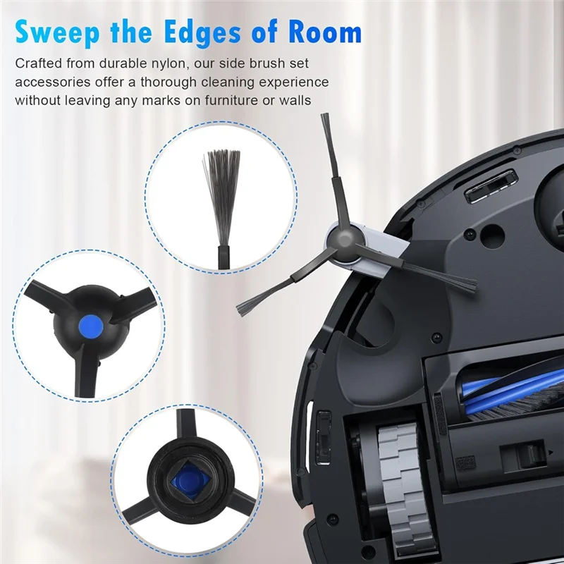 -ABJZ Kit de acessórios de substituição de 20 pacotes compatível com DEEBOT X8 Pro Omnii/Yeedi S14 Plus Robot Vacuum