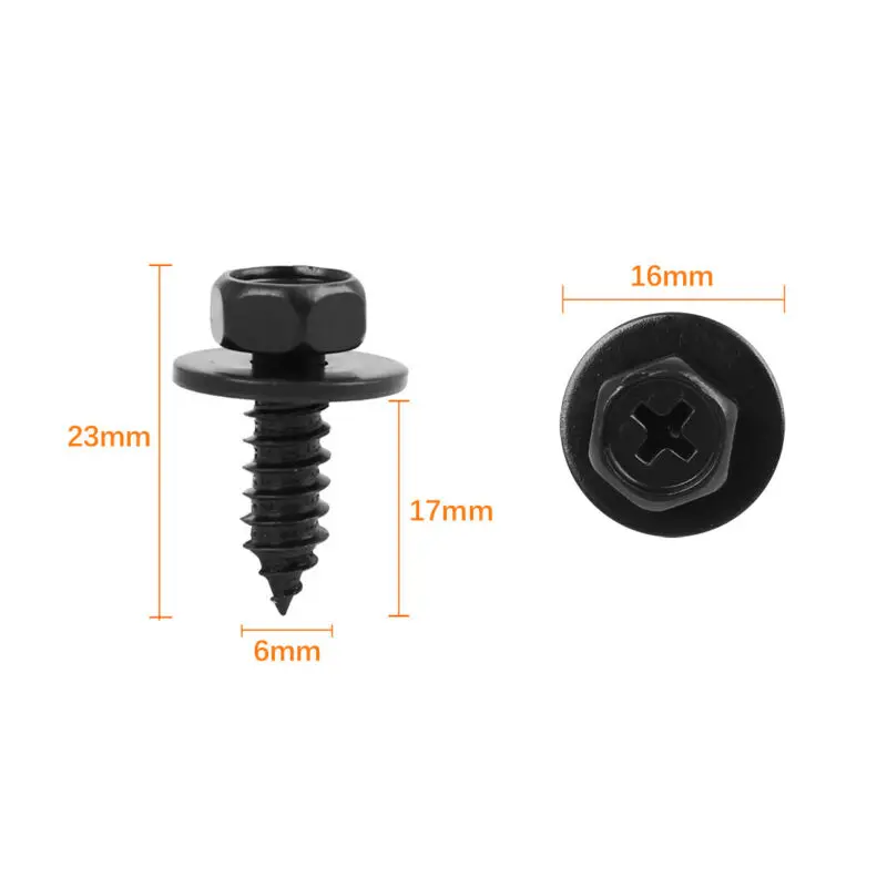 30pcs Car Bolt Retainer Fender Liner Under Cover Screw #90159-60498 For Toyota Mount Bracket Bolt Deflector Screw Retainers