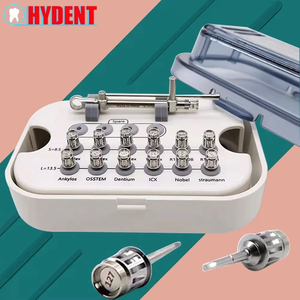 

Dental Screwdriver Tools Dental Implant Torque Wrench Ratchet 10-70NCM with Drivers & Wrench Kit Dentista Equipment Tooth Tool