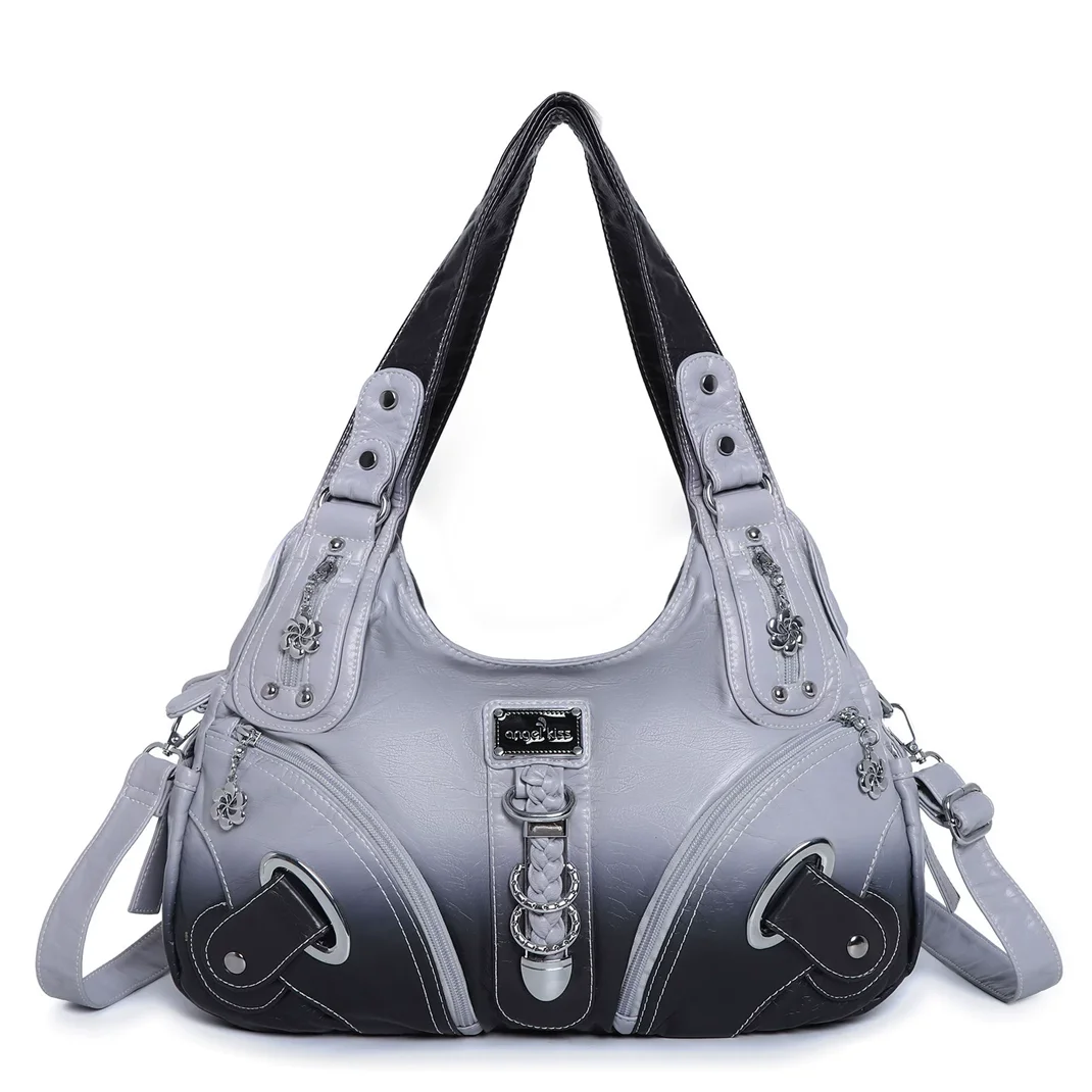 

Ангел-поцелуй, женская сумка Handhag, дизайнерские сумки на плечо, винтажные модные сумки на плечо, женская большая сумка с ручкой сверху, большой кошелек