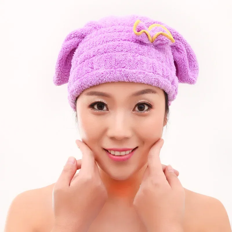 

Bath Spa, Bathroom Accessories, Womens Bathing Tools, Quick Hair Drying, Microfibre Bowknot Wrap Towel, 1pc Bath Towels