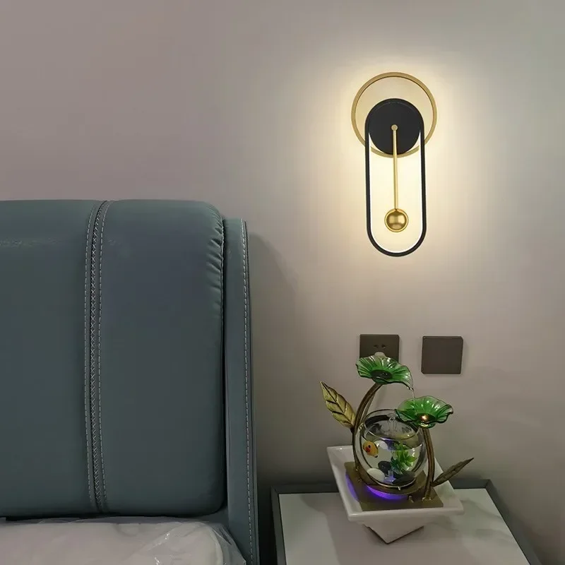 LED Wanduhr Lampe Innen beleuchtung für Hotel Nachttisch Schlafzimmer einfache Treppe Wohnzimmer Dekoration moderne Wand leuchte