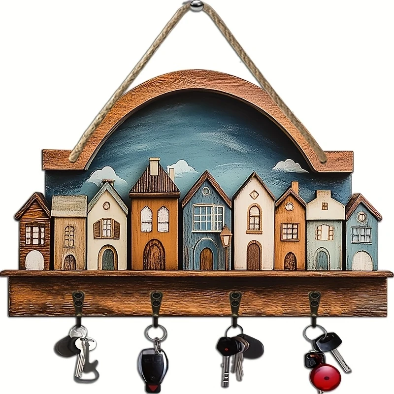 Wooden Wall Key Holder 6