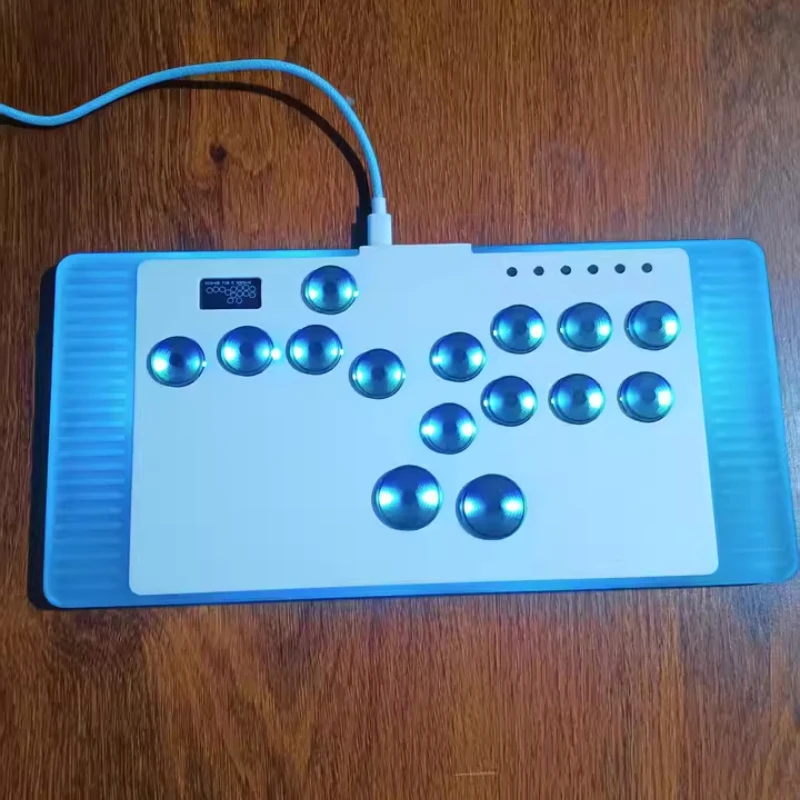 

Игровая клавиатура HITBOX из магнитного алюминиевого сплава, джойстик для аркадных файтингов Street Fighter 6 King of Fighters, для PS5, для геймеров