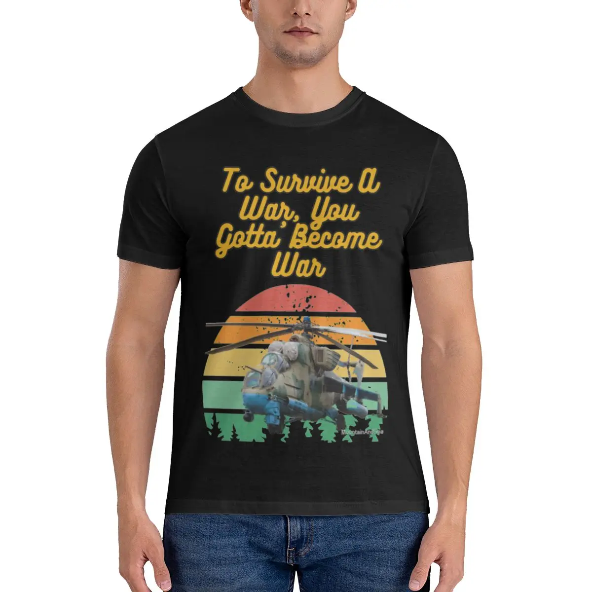 مضحك أفلام حرب رامبو يقتبس تي شيرت رجالي مطبوعة بلايز فضفاضة ونحيفة تناسب القمصان النسائية #3