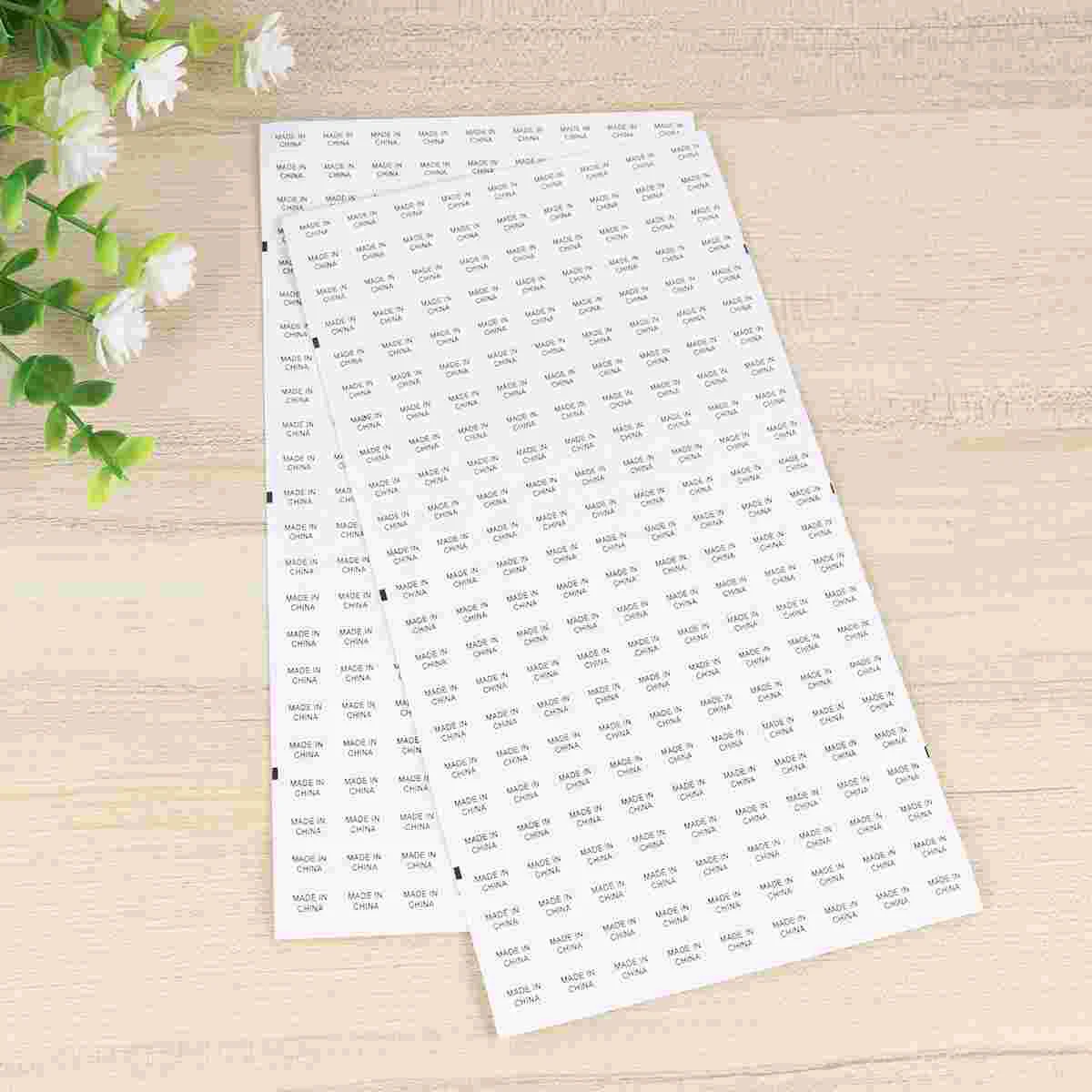 14440 Pcs Gift Labels Self Adhesive Stickers China Imported Package Waterproof Made