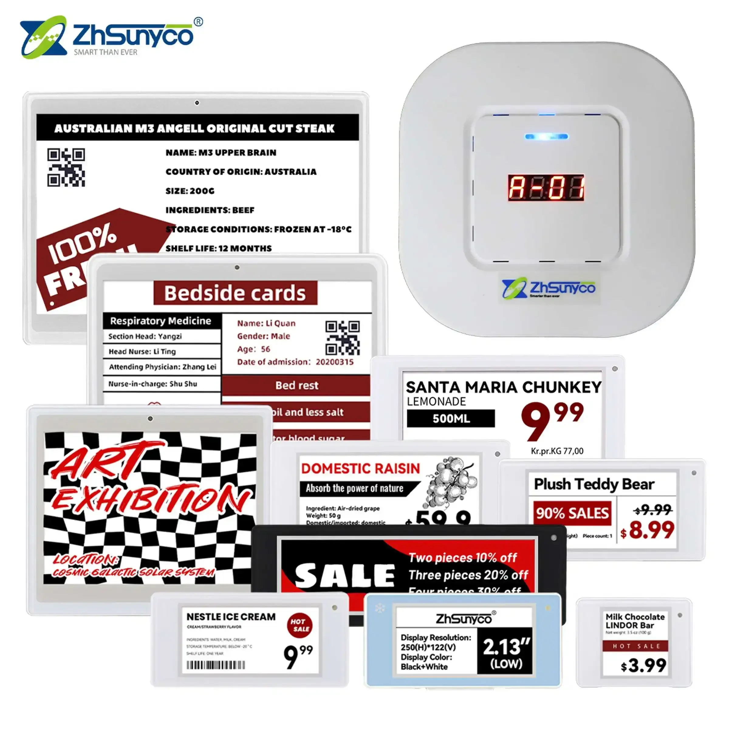ป้ายราคาอิเล็กทรอนิกส์ 2.4Ghz Esl Demo kit ระบบป้ายชั้นวางอิเล็กทรอนิกส์
