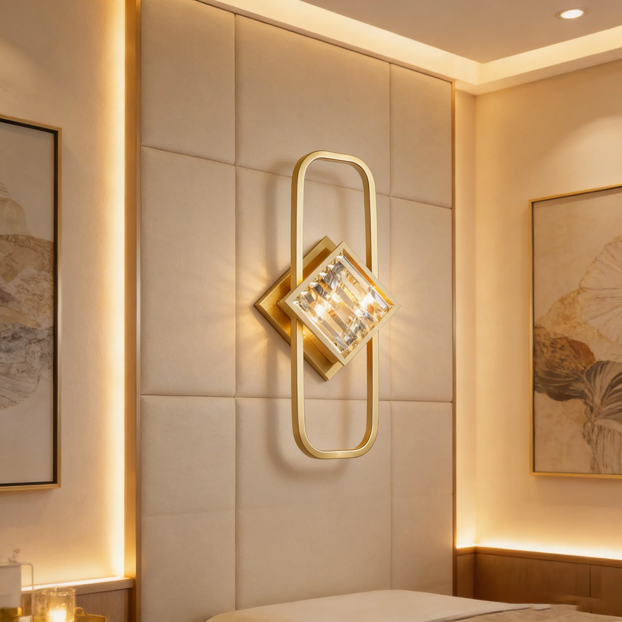 

Luxury LED Wall Lamp for Bedroom Living Room Bedside Corridor Aisle Hotel Decorative Sconce Lighting Home Decor