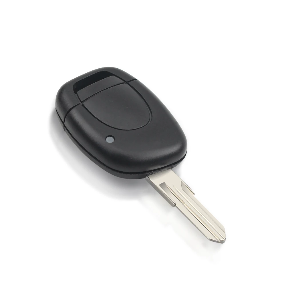 Dandkey substituição 1 botão sem corte remoto escudo da chave do carro para renault twingo clio kangoo mestre sem chip keyless entrada fob caso