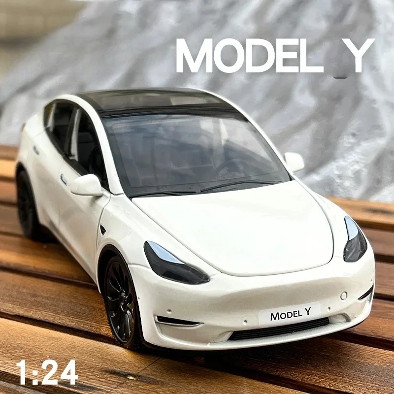 1:24 نموذج Y سبيكة معدنية دييكاست لعبة سيارة نموذج الصوت والضوء لعبة أطفال المقتنيات هدايا عيد الميلاد #2