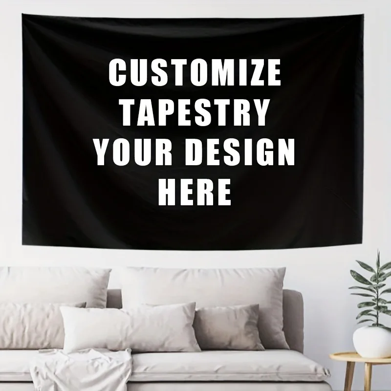 1 Customizable Patterned Tapestry - Soft Brushed Polyester, Horizontally Arranged for Bedroom and Living Room Decoration - High-Definition Photo Printing, Soft and Warm, Suitable for Sofa, Bed, Office, Car, and Outdoor Travel - Perfect for All Seasons, Halloween, Thanksgiving, Birthdays, Weddings, Couples, Valentine's Day, Graduation, Parties, and Holidays, Ideal as a Gift for Men and Women