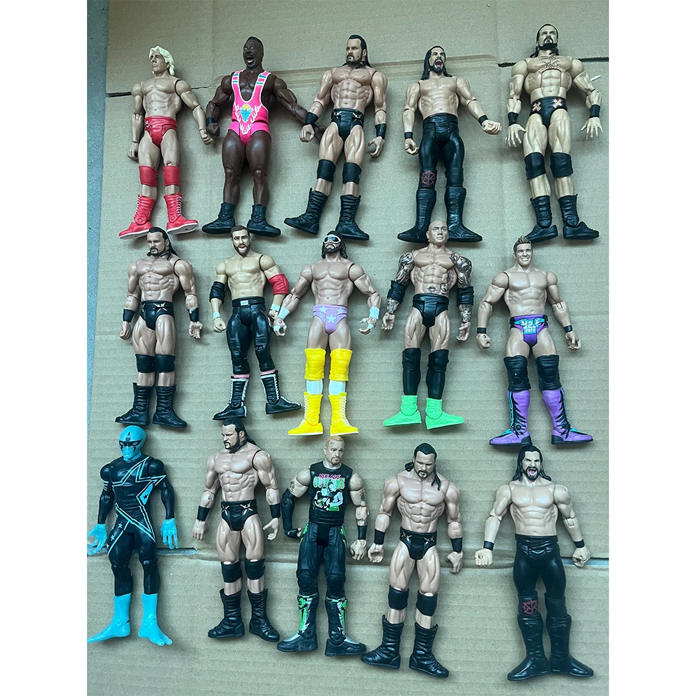 WWE wrestler di alta qualità in plastica action figure bambola giocattolo personaggio figurine flessibili bambini bambini collezione giocattoli