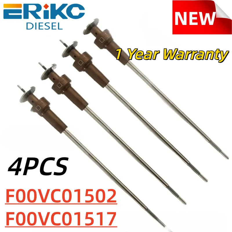 4PC Common Rail Control Valve F 00V C01 502 F 00V C01 517 Valve F00VC01502 F00VC01517 for 0445110368 0445110369 0445110437