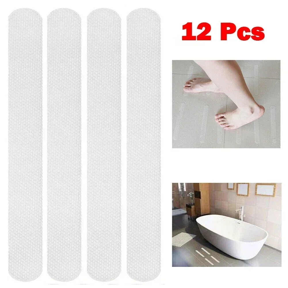 12/20PCS Anti-slip Strips Round Non Slip Stickers Anti Slip Shower Strips Pad Floor Safety Tape Bathroom Renovation DIY Parts