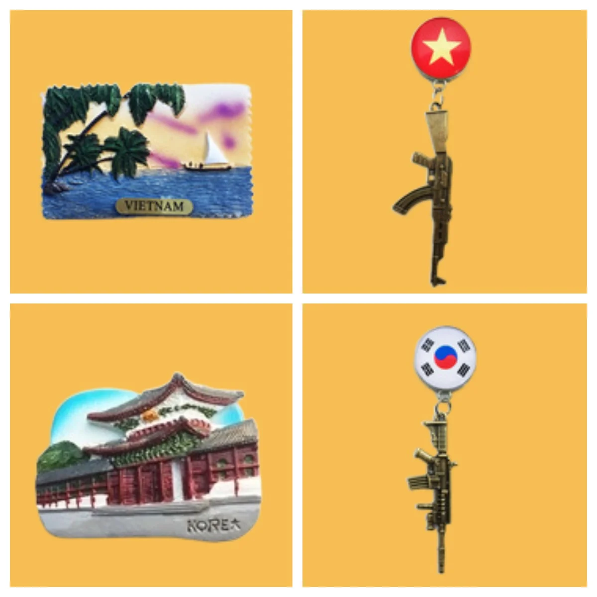 

Vietnam Korea Creative Magnet Refrigerator Sticker Gift Travel Souvenirs Crafts Home decoration art refrigerator decoration