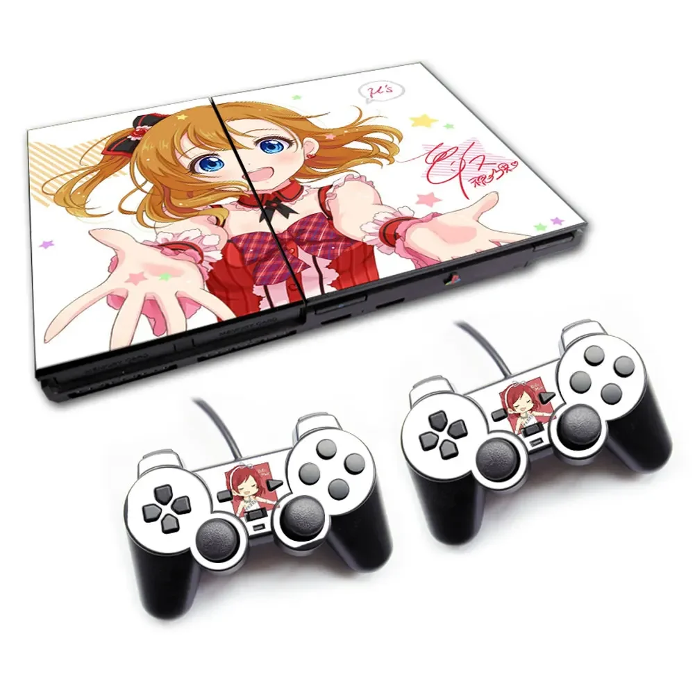 Anime meisjes Nieuw aankomst ontwerp vinyl sticker spelaccessoires voor pss slim 70000 serie skinsticker