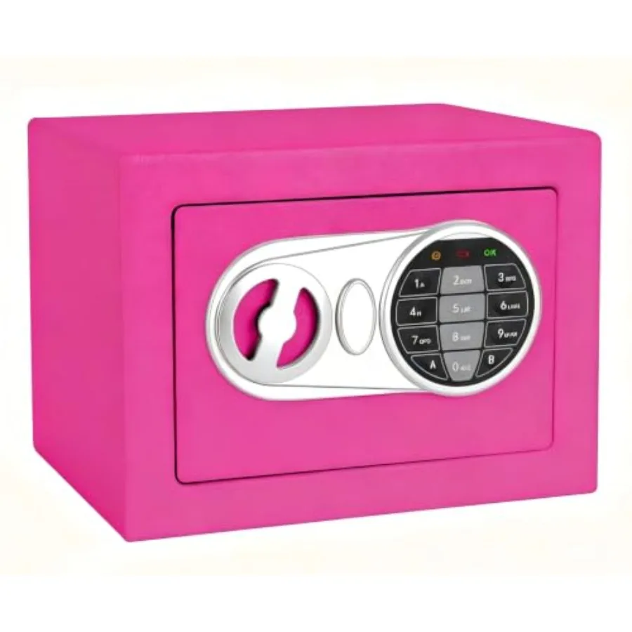 Safe Box with Sensor Light, Electronic Digital Keypad, Steel Construction, Hidden, Small Safe for Office, Home, Hotel