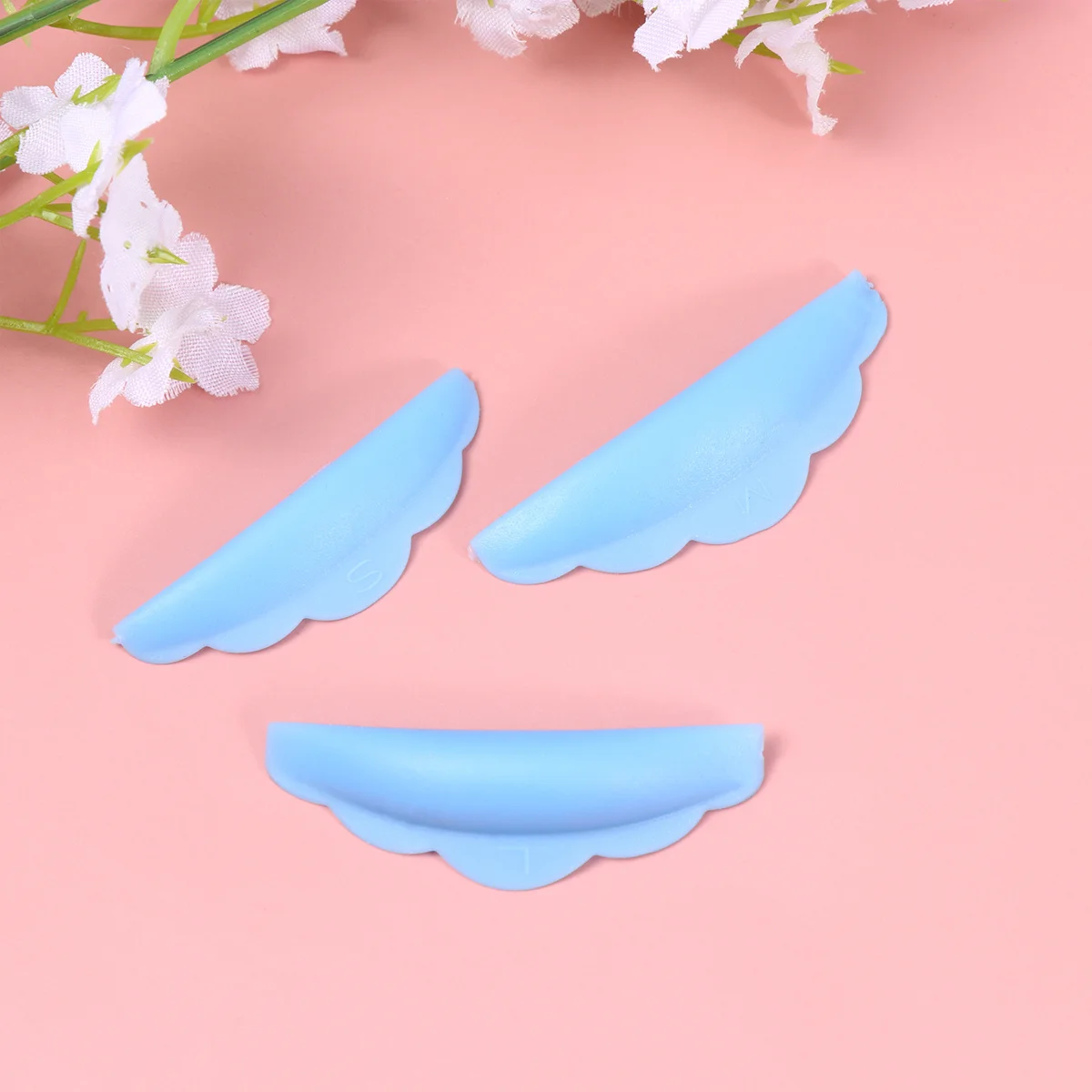 

5Pairs Silicone Lash Perm Gaskets Reusable Eyelash Extension Tools for Clean Dry Lashes No Cross Over Results Blue