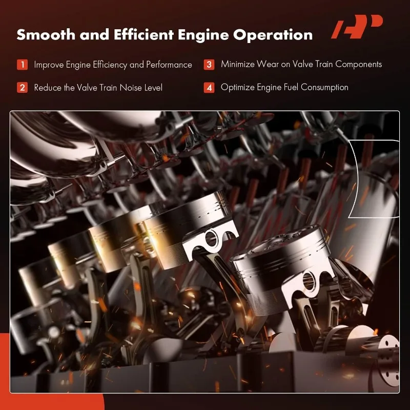 أذرع الروك الدوارة للمحرك المصنوعة من سبائك الصلب مكونة من 16 قطعة من A-Premium (نسبة 1.5) متوافقة مع الأزرار الصغيرة SBC 350، 7/16 بوصة