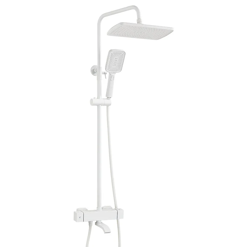 

Cream wind, white thermostatic shower, household, bathroom, shower, pressurized