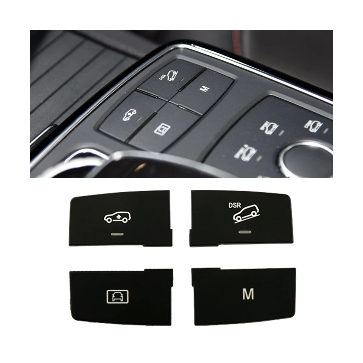 1669051351 Car Downhill Auxiliary Awitch Shift Button Multi-Function Button for ML W166 W292