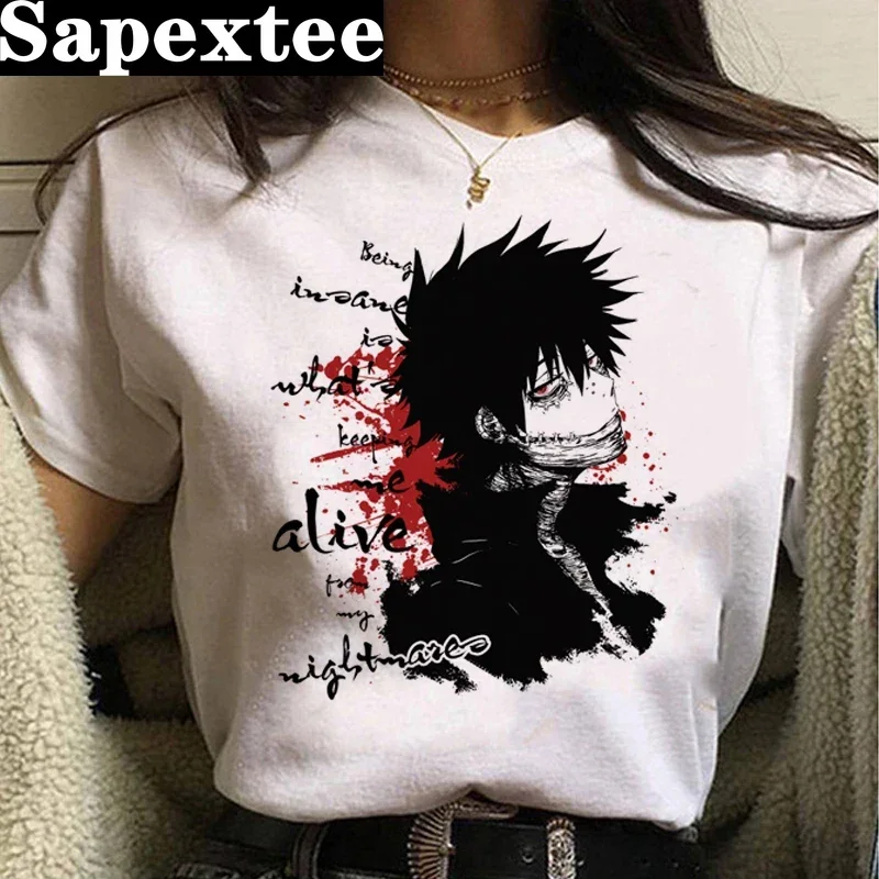 My Hero Academia Anime T Shirt Women Tops Summer Harajuku Short Sleeve Cute T-shirt Japanese Boku No Hero Graphic Tees Female