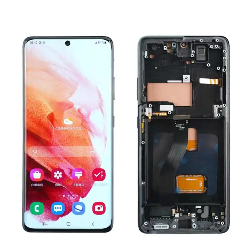 Layar ponsel 6.81 inci untuk Samsung Galaxy Note20 S20/S21/S22/S23Ultra suku cadang pengganti tampilan LCD ponsel