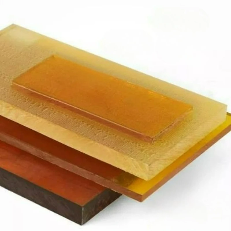 1/2pcs High Temperature Resistant CNC Machining Amber PEI Sheet Electronic Engineering Plastic Board Thick 3mm~30mm