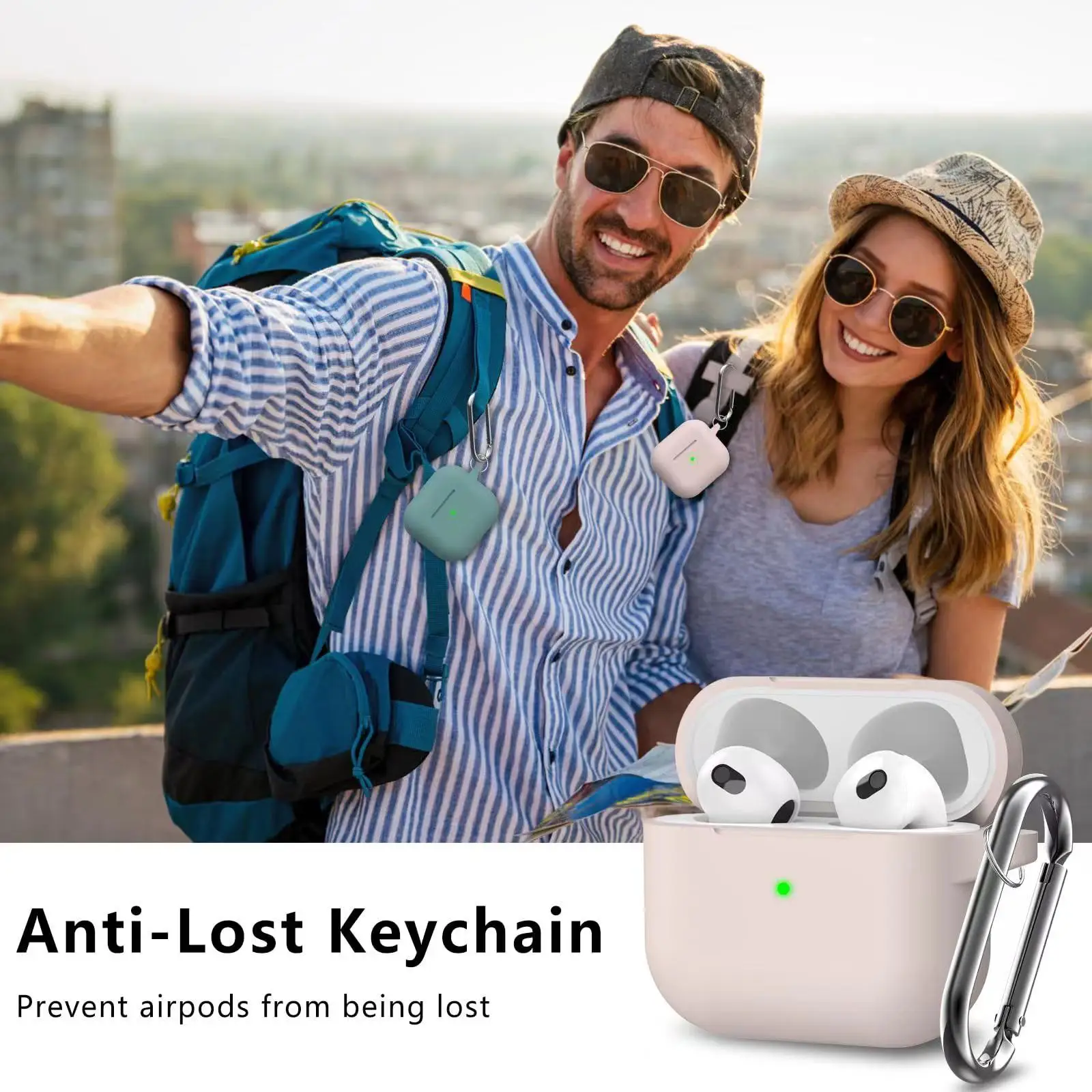 غطاء حماية AirPods Pro مع مجموعة تنظيف، جراب واقٍ من السيليكون الناعم لهاتف Apple AirPod Pro الجيل الثاني/1st للنساء والرجال