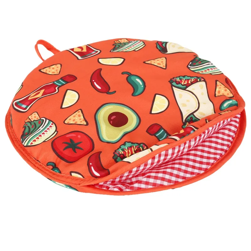 

Corn tortilla insulation bag, insulated circular bento bag, lunch , insulation , picnic bag, food grade