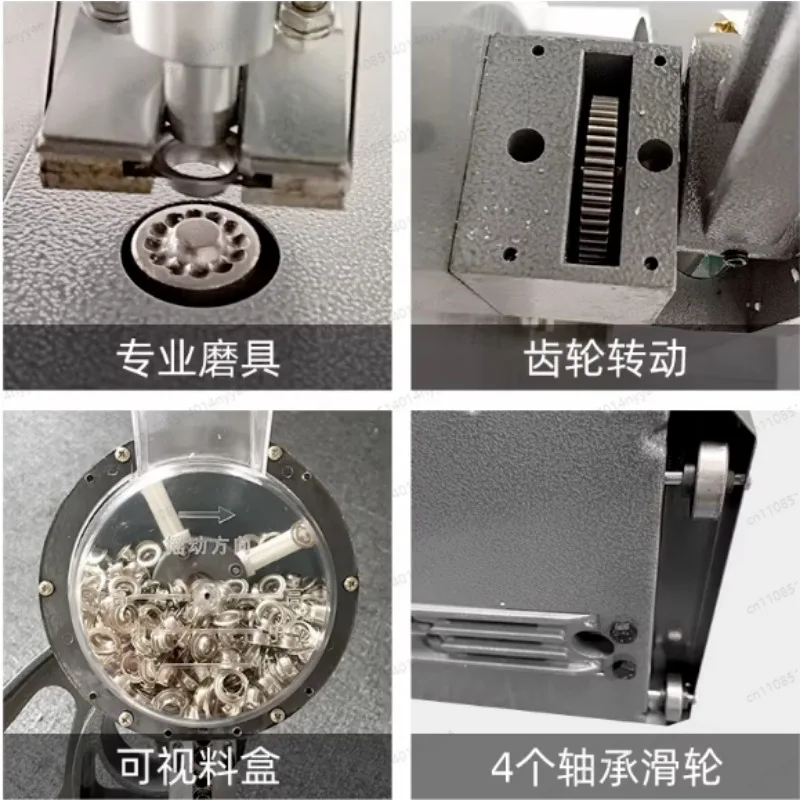 5.5/6/8/10/12mm Semi-automatic Eyelet Puncher Machine Grommet Hole Punching Machine Advertising Banner Tarpaulin Tent