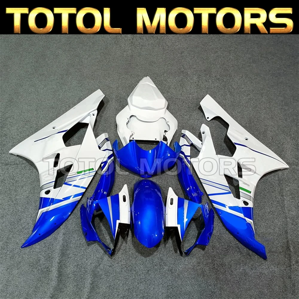 

Motorcycle Fairings Kit Fit For Yzf-R6 2006-2007 Bodywork Set Blue White