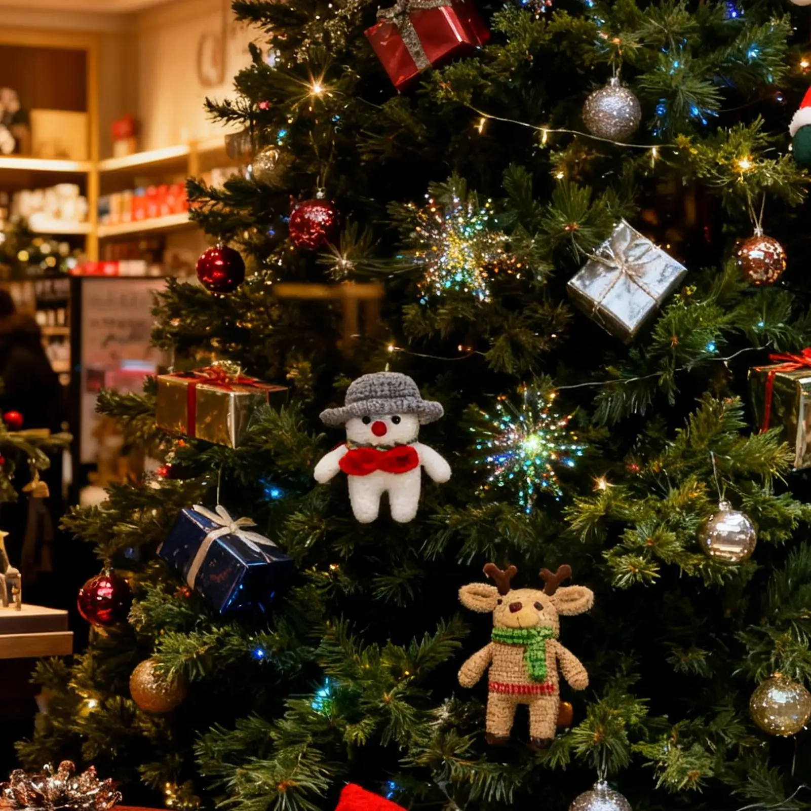 الكروشيه عيد الميلاد عدة اليدوية صنع مجموعة سهلة الكروشيه كيت عطلة دمية للبالغين المراهقين DIY المتحمسين مبتدئين عشاق الحرف اليدوية #3