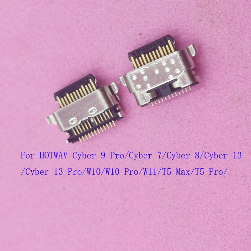 5-100Pcs Type C Dock Connector Plug Jack USB Charger Charging For HOTWAV Cyber 7 8 9 13 Pro W10 W11 T5 Max Cyber9 Cyber13 Cyber8