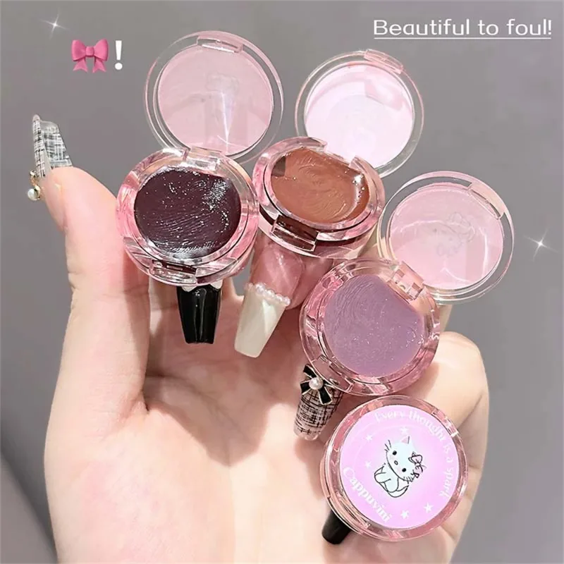 Crystal Grape Mirror Glassy Cute Ring Lipstick Hydrating Sheer Glitter Tint Lip Balm Niet-kleverige voller lipgloss Koreaanse make-up