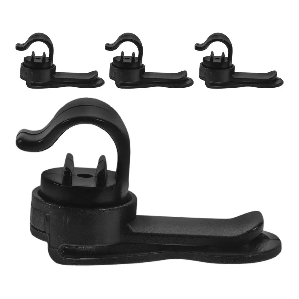 

4Pcs Water Tube Clip Cycling Magnetic Hose Clamp Hydration Bag Holder Lightweight ABS Outdoor Hiking Camp Gear