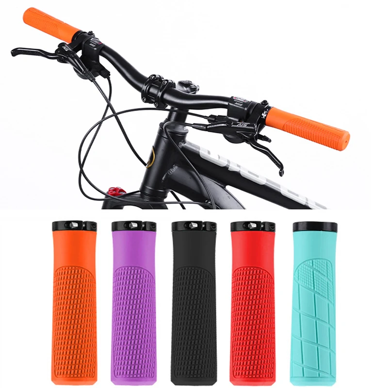 MTB Griffe Weiche Gummi Fahrrad Lenker Griffe Schock-absorbieren Weiche Fahrrad Griff Bar Grip Ultraight Radfahren Zubehör