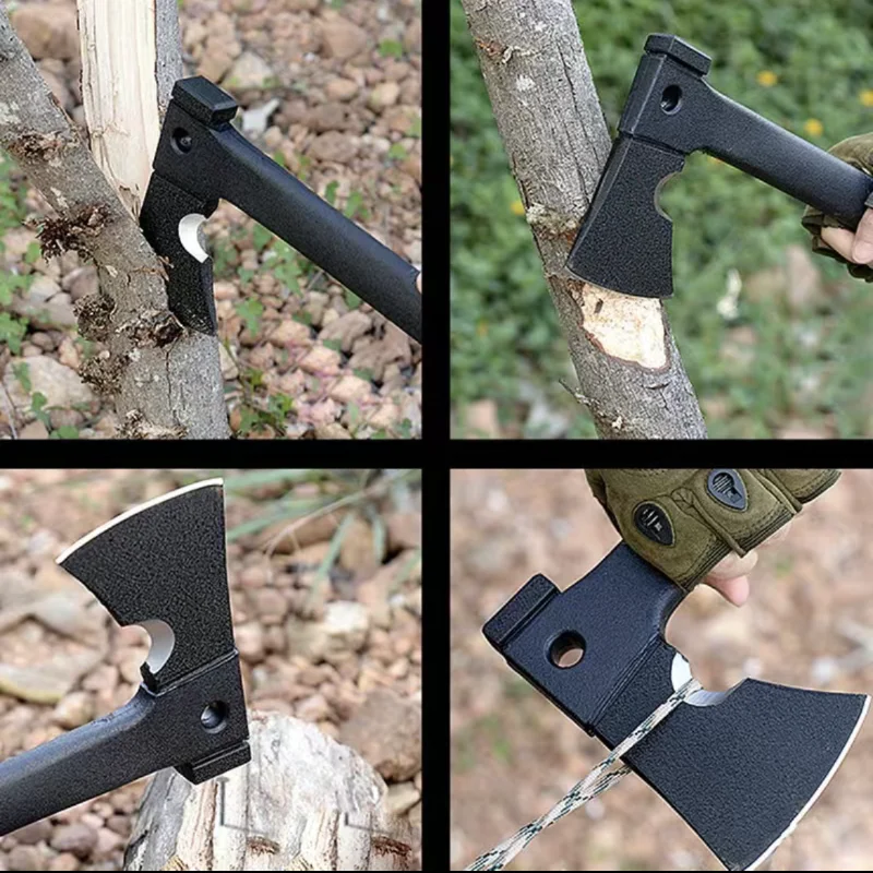 Outdoor Multifunctional Ax Camping Style Ax Knife Mountain Logging and Firewood Portable Ax Car Camping Style Carpentry Ax