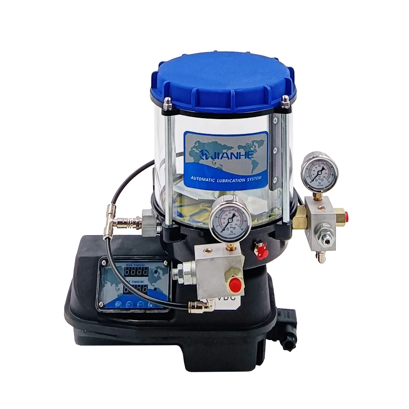 JINAHE Custom Auto Lubrication Progressive Single-Line Systems Professionelle elektrische Kolbenpumpenstruktur