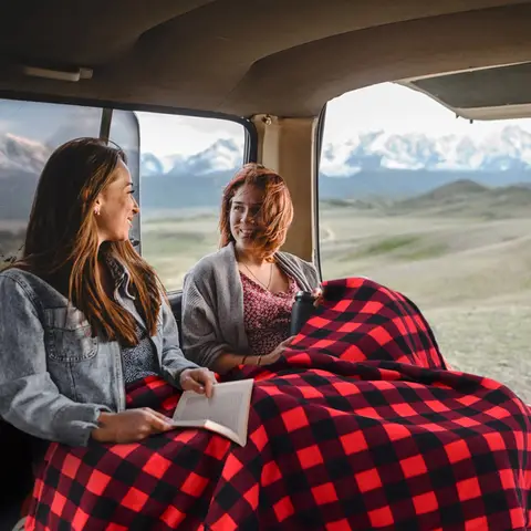 कार इलेक्ट्रिक हीटेड कंबल इलेक्ट्रिक पैड हीटर तेज़ हीटिंग 12V सॉफ्ट हीटिंग मैट 9 एडजस्टेबल तापमान सर्दियों के लिए ऑटो-ऑफ 8 best sales सर्दियों का कंबल - №5