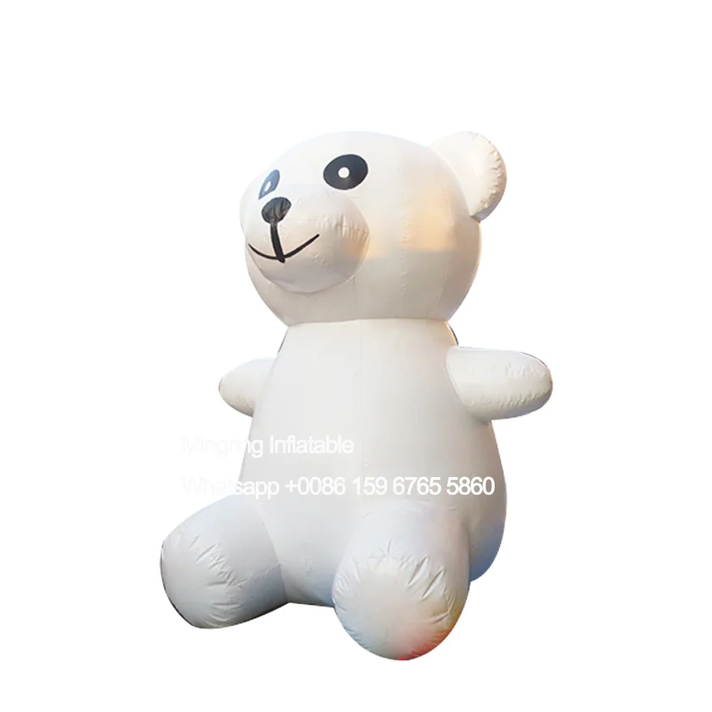 

Inflatable Cute White Bear Model for Event Advertising, Mascot