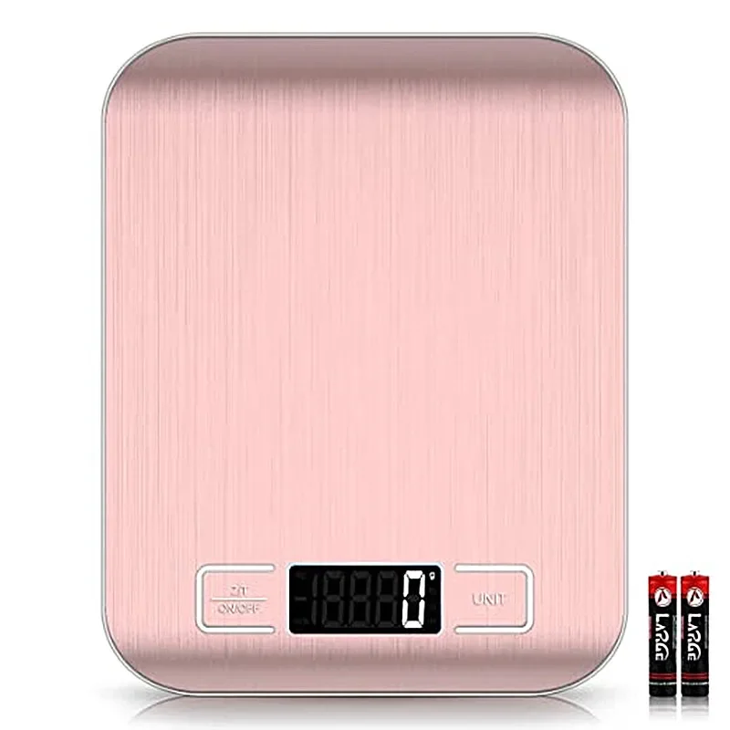 Multi-style 5Kg Kitchen Scale Stainless Steel Weighing For Food Digital Postal Balance Measuring LCD Precision Electronic Scale