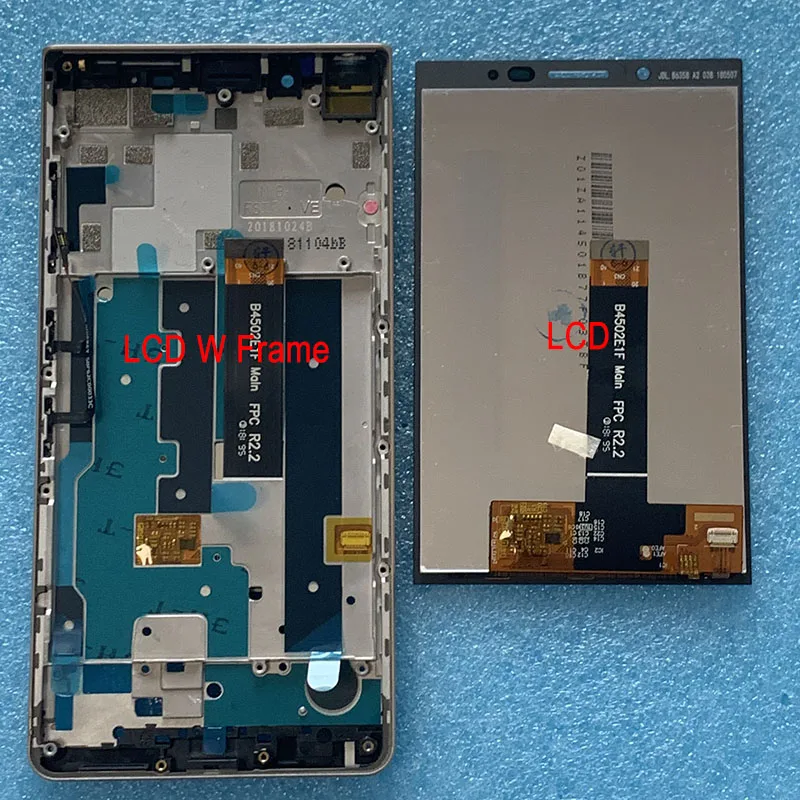 Wyświetlacz LCD do BlackBerry KEY2 LE, panel dotykowy digitizer z ramką do KEY 2LE BBE100-1/2/3/4/5